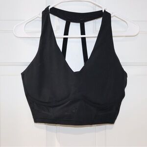 Whitney Simmons Gymshark Black Strappy Sports Bra